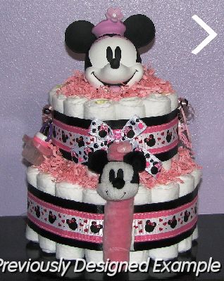 Minnie-Mouse-Diaper-Cake (6).JPG - Minnie Mouse